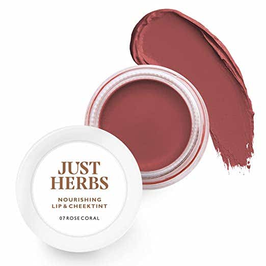 Just Herbs Nourishing Lip And Cheek Tint - 07 Rose Coral (4g)