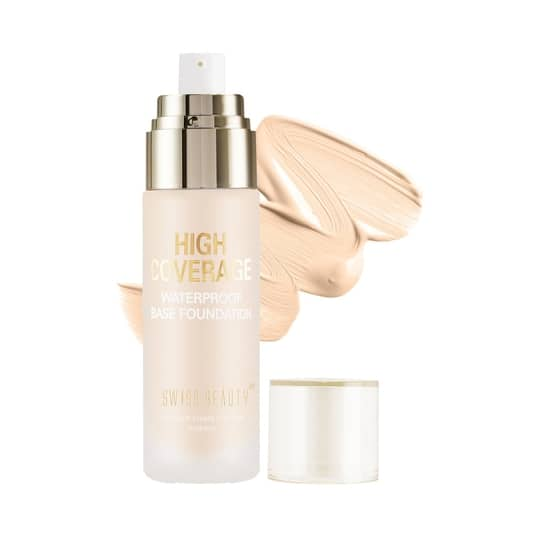 Swiss Beauty High Coverage Waterproof Base Foundation - 06 Medium Beige (55g)