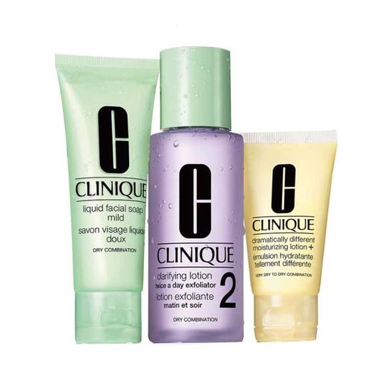 CLINIQUE 3 Step Introduction Kit Skin Type 2 - (3Pcs)