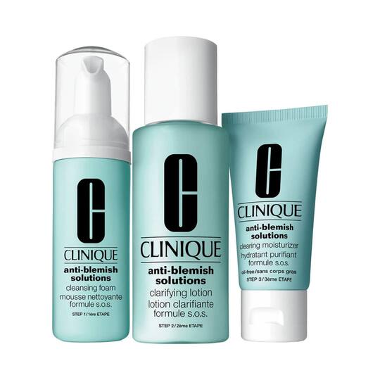 CLINIQUE Anti-Blemish Solutions Intro Kit 3-Step System - (3Pcs)