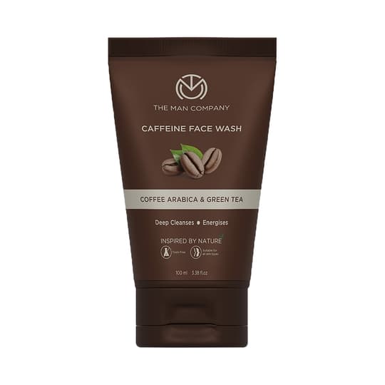 The Man Company Caffeine Face Wash With Coffee Arabica And Green Tea (100ml)