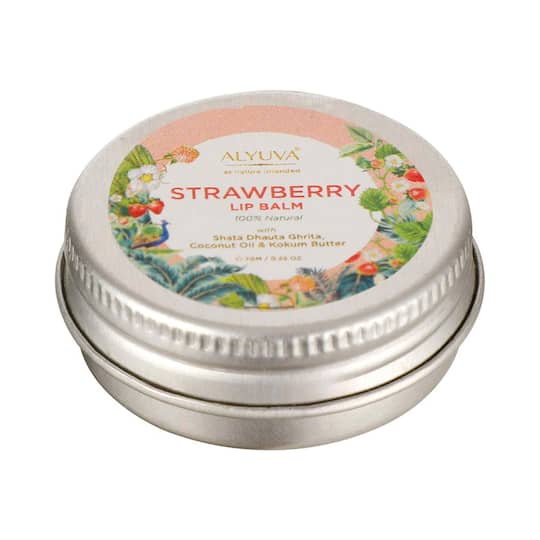 ALYUVA Ghee Enriched Strawberry Lip Balm (7g)