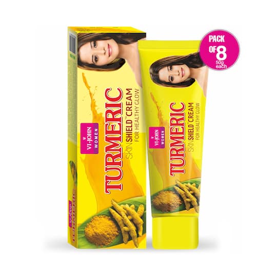 VI-JOHN Turmeric Skin Shield Cream (Pack of 8)