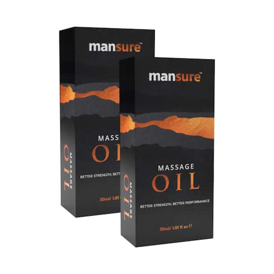 ManSure Grow Long Massage Oil For Men (2Pcs)