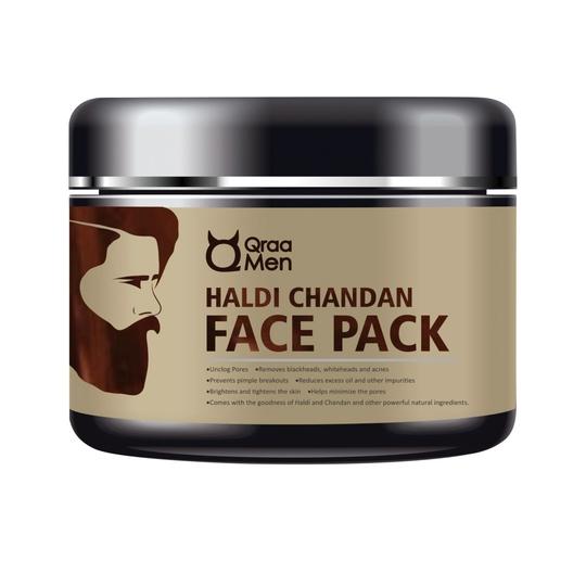 Qraamen Men Haldi Chandan Face Pack (120 g)