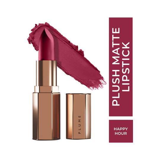 Plume Plush Matte Lipstick - Happy Hour (4g)