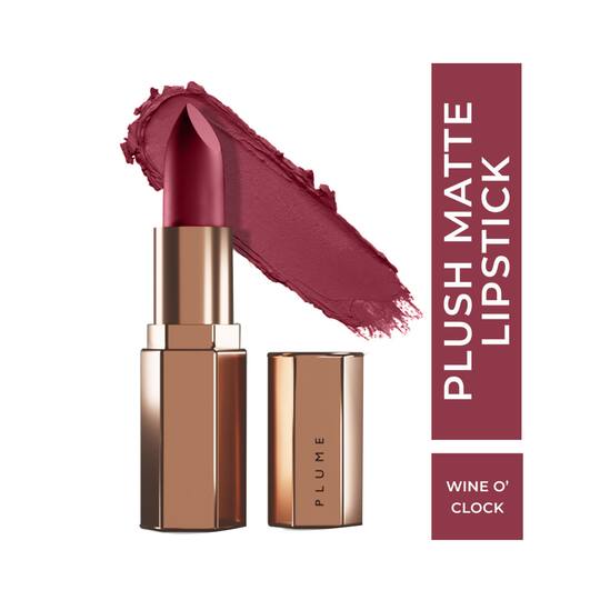 Plume Plush Matte Lipstick - Wine O Clock (4g)