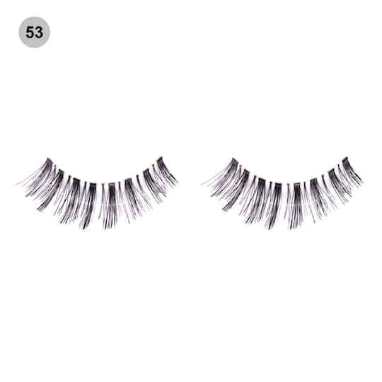 Beautiliss Professional False Eyelashes With Holder - 53 Black