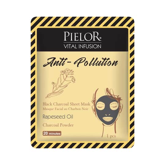 Pielor Vital Infusion Black Charcoal Anti Pollution Mask (25ml)