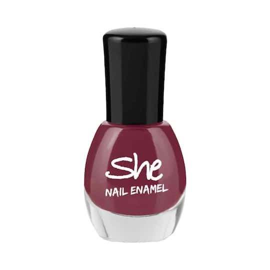 She Makeup Nail Enamel - 216 Dark Wine (8ml)