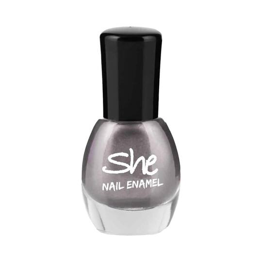 She Makeup Nail Enamel - 301 Shimmery Lilac (8ml)