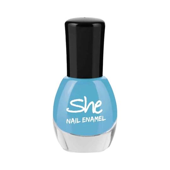 She Makeup Nail Enamel - 305 Surf Blue (8ml)