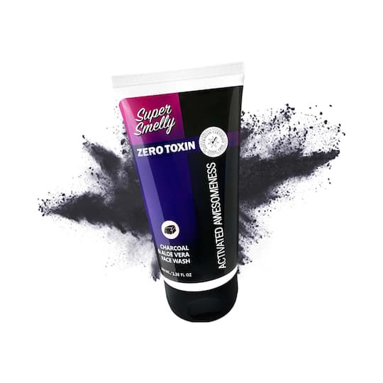 Super Smelly Activated Charcoal Anti-Pollution Face Wash (100ml)