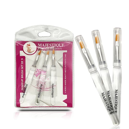 Majestique Makeup Brush Set - Liner Kit for Lip and Eye for Women, Girls - Color May Vary