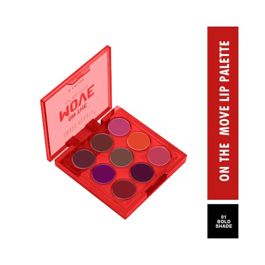 Swiss Beauty On The Move Lip Palette - 01 Bold Shade (5g)