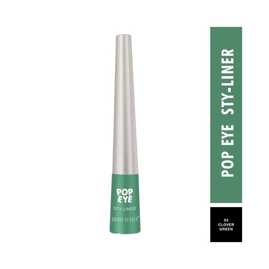 Swiss Beauty Pop Eye Eyeliner - 03 Clover Green (3ml)