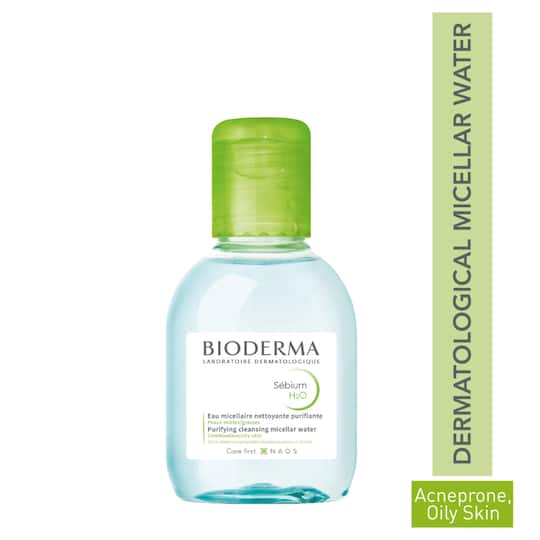 Bioderma Sebium H2O Purifying Micellar Cleansing Water And Makeup Removing Solution (100ml)
