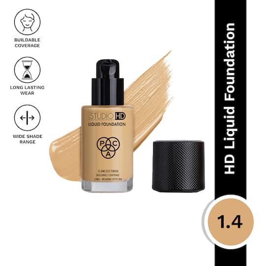 PAC Studio HD Liquid Foundation - 1.4 (28ml)