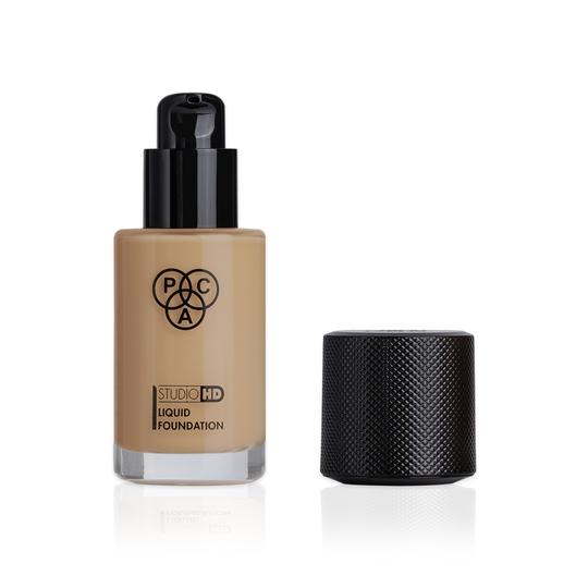 PAC HD Liquid Foundation 4.5 Flawless Finish Buildable Coverage Formula Lasts Upto 12 Hours - (30 ml)