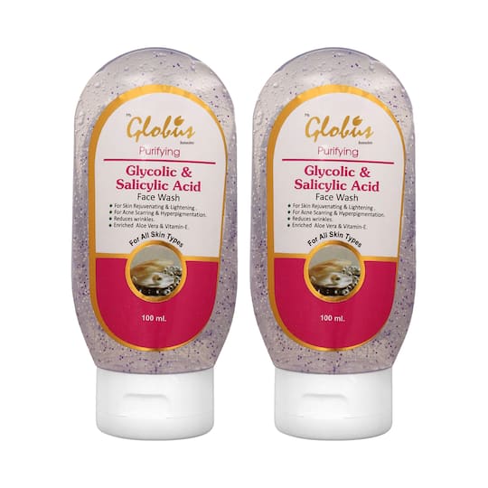 Globus Remedies Pimple Clear Face Wash - (2 Pcs)