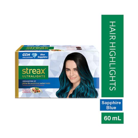 Streax Ultralights Gem Collection - Blue Sapphire (40gm+20ml)