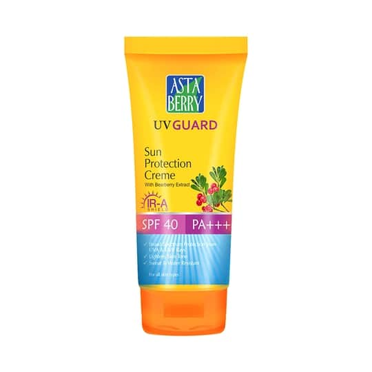 Astaberry UV Guard Sun Protection Crème SPF 40 (100ml)