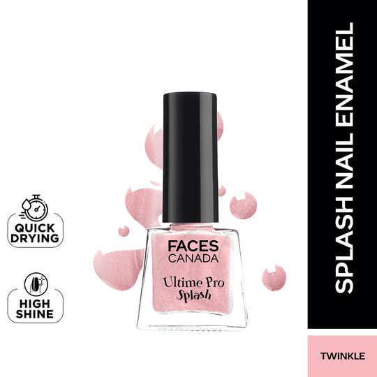 Faces Canada Ultime Pro Splash Mini Nail Enamel - Twinkle 36 Glossy, Quick Drying (5 ml)