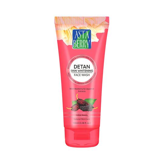 Astaberry De-Tan Skin Whitening Face Wash (100ml)