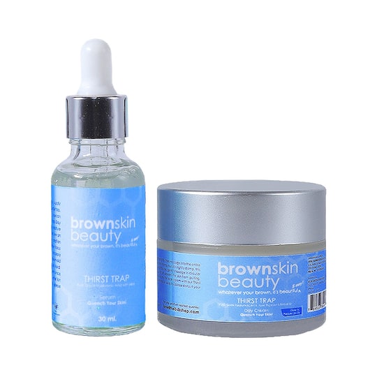 BrownSkin Beauty Thirst Trap Face Serum + Day Cream Combo (2Pcs)