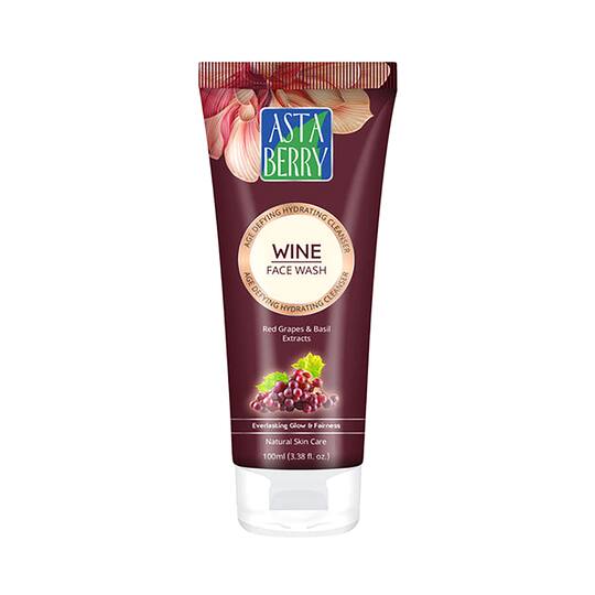 Astaberry Wine Face Wash (100ml)