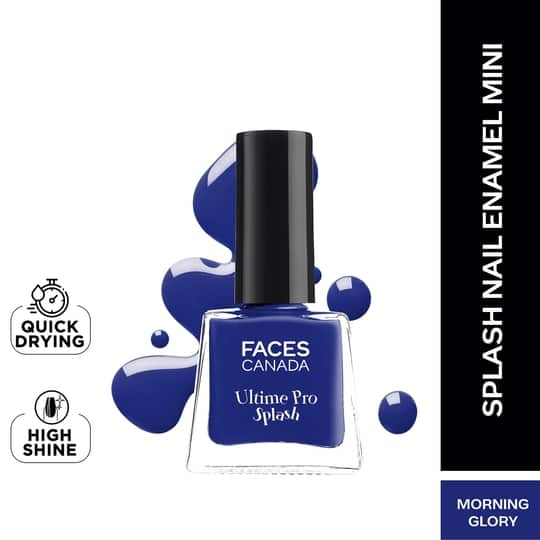 Faces Canada Ultime Pro Splash Mini Nail Enamel - Morning Glory 54 Glossy, Quick Drying (5 ml)