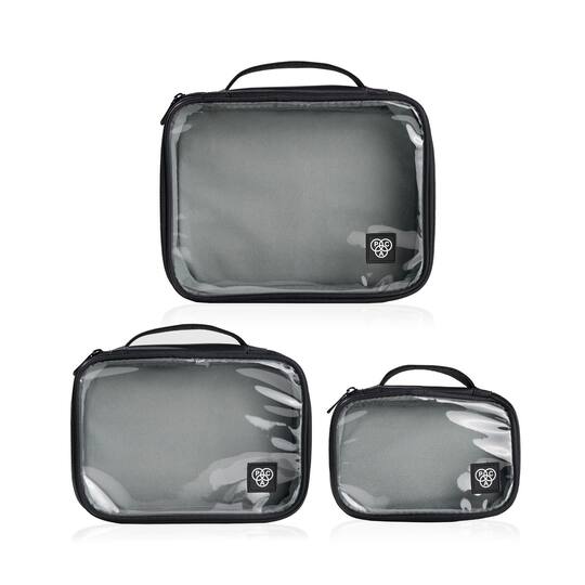 PAC My Clear Makeup Pouch (3Pcs)