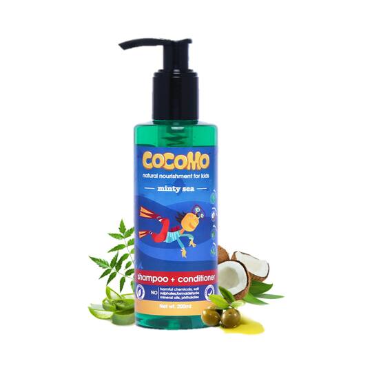Cocomo Natural Minty Sea Kids Shampoo & Conditioner (200ml)