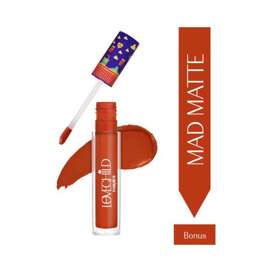 LoveChild Masaba Game On! Mad-Matte Liquid Lipstick - 07 Bonus (5ml)