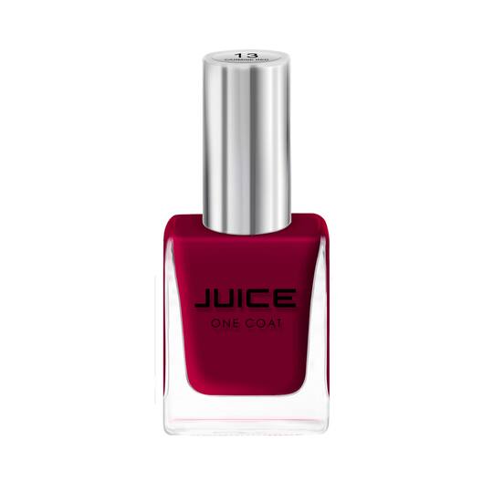 JUICE One Coat Quick Dry Chip Resistant Nail Polish - 13 Carmine Red (11ml)