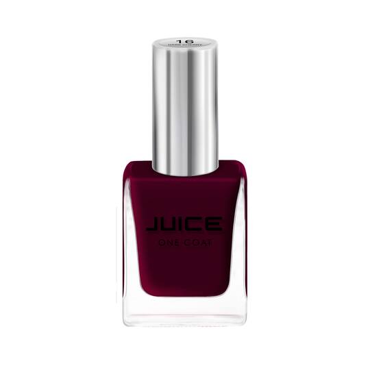 JUICE One Coat Quick Dry Chip Resistant Nail Polish - 16 Dark Cherry (11ml)