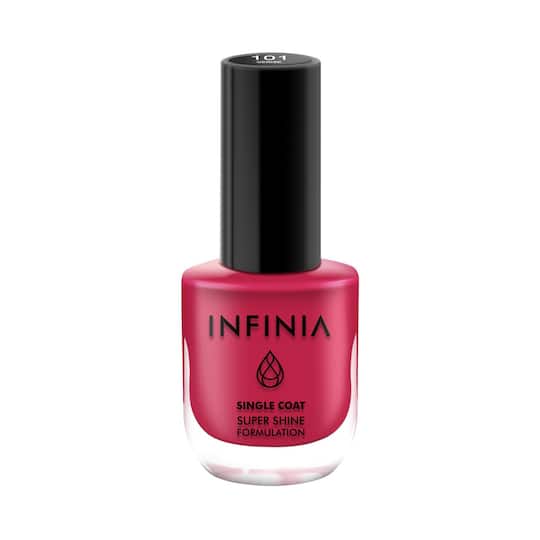 INFINIA Single Coat Nail Paint - 101 Cerise (12ml)