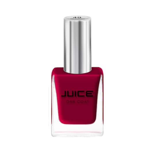 JUICE One Coat Quick Dry Chip Resistant Nail Polish - 49 Red Current (11ml)