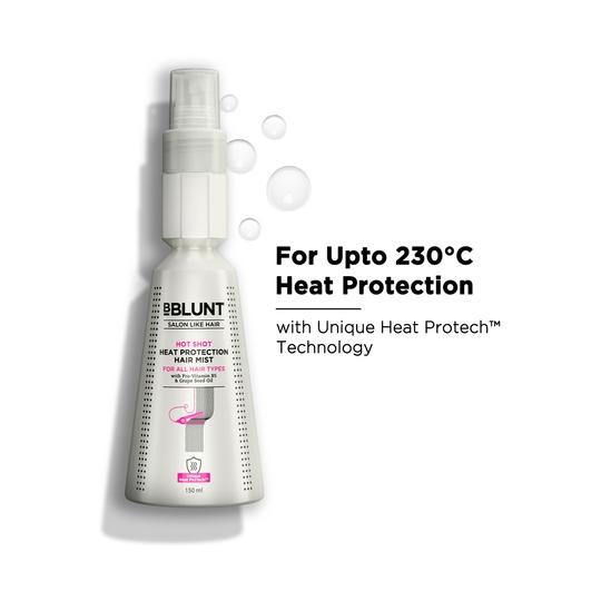 BBlunt Hot Shot Heat Protection Mist With Grapeseed Oil & Provitamin B5 (150ml)