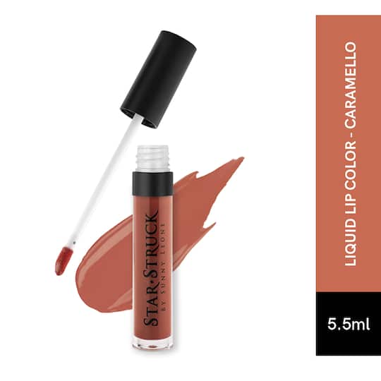 Star Struck by Sunny Leone Liquid Lip Color - Caramello (5.5ml)