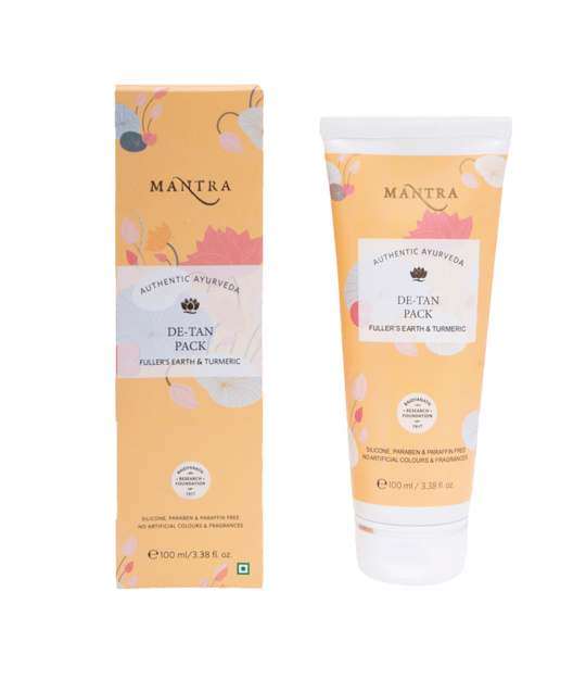 Mantra Herbal Fuller'S Earth & Turmeric De-Tan Pack (100ml)