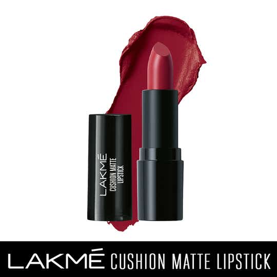Lakme Forever Matte Lipstick Made with French Rose Oil Extracts - Red Wine (4.5 g)