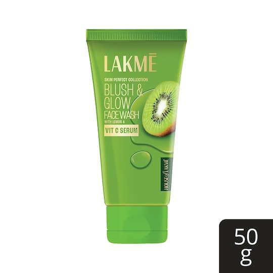 Lakme Blush & Glow Kiwi Gel Facewash (50g)