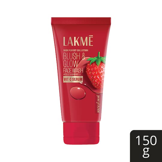 Lakme Blush And Glow Strawberry Blast Gel Face Wash (150g)