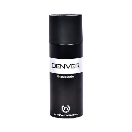 Denver Black Code Deodorant Body Spray for Men (200ml)