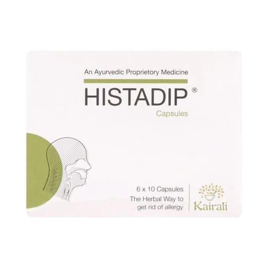 Kairali Histadip Capsules Ayurvedic Medicine for Nasal Allergies (60 Capsules)