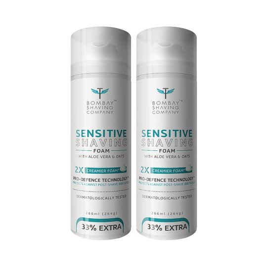 Bombay Shaving Company Sensitive Shaving Foam (2Pcs)