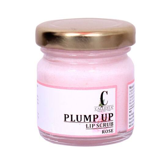 Callesta Plump Up Exfoliating Rose Lip Scrub (50g)