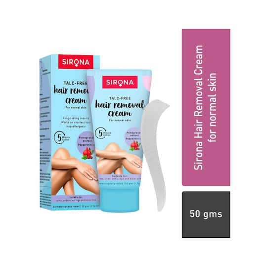 Sirona Talc Free Normal Skin Hair Removal Cream (50g)