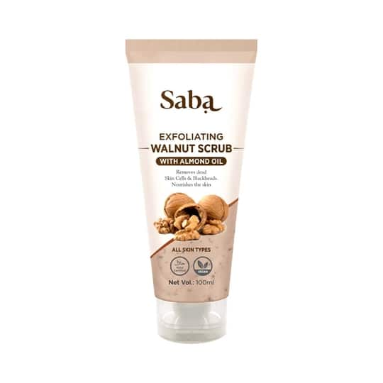 Saba Natural Exfoliating Walnut Scrub (100ml)